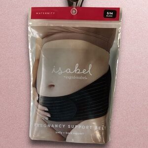 Isabel Pregnancy Support Belt - Black Size S/M